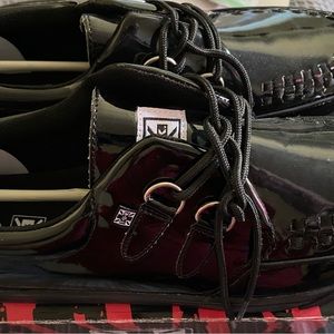 Brand New in the box TUK Mens Viva 2 Buckle Patent Leather Creepers US 12.